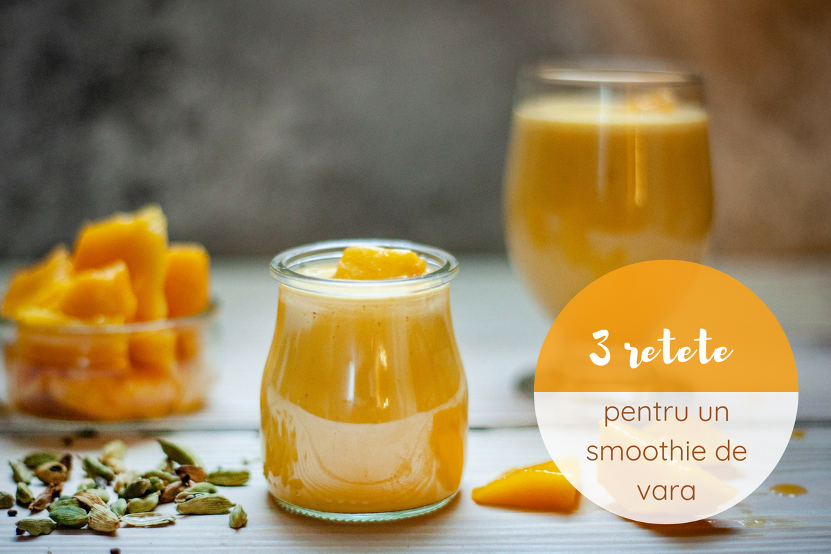 Trei retete de smoothie esentiale pentru vara